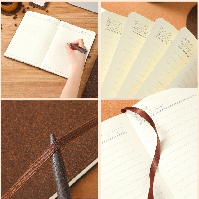 Coffee Grounds Corporate Gift Set Journal Mug Pen Kit