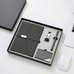 Business Gift Set Journal Pen Keychain Card Case Kit
