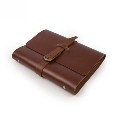 A5 Refillable Leather Journal Buckle Strap Diary Notebook
