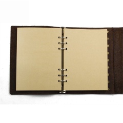 A5 Refillable Leather Journal Buckle Strap Diary Notebook