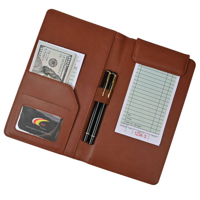 Leather Insurance Check Holder Travel Wallet Passport Cover