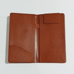 Leather Insurance Check Holder Travel Wallet Passport Cover