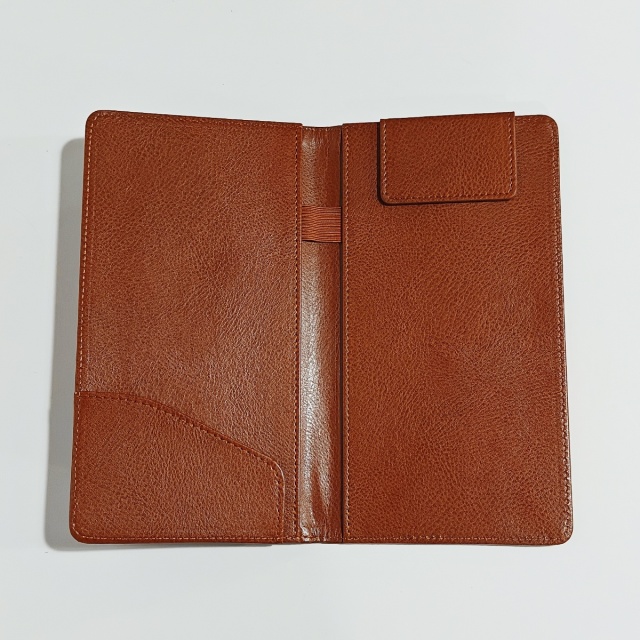 Leather Insurance Check Holder Travel Wallet Passport Cover