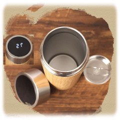 3 Piece Bamboo Business Gift Set Notebook Tumbler Pen Kit