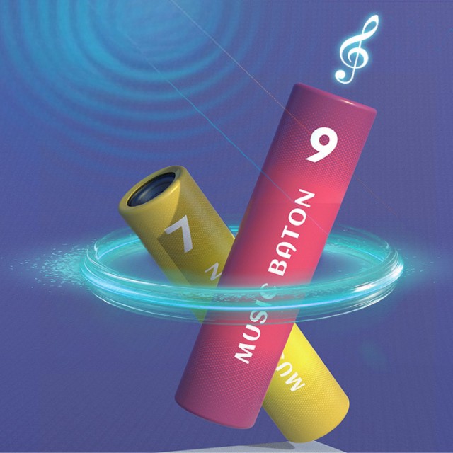 Music Baton Bluetooth Speaker with Power Bank Speaker for Running & Cycling