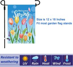 12 x 18 Polyester Double Sided Small Yard Garden Flag