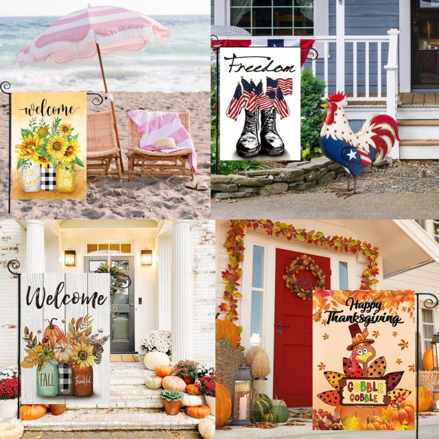 12 x 18 Polyester Double Sided Small Yard Garden Flag