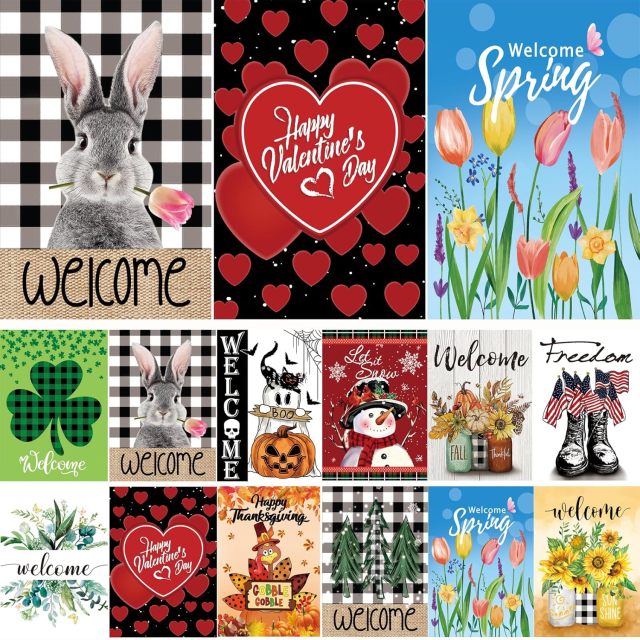 12 x 18 Polyester Double Sided Small Yard Garden Flag