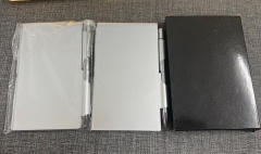 Aluminum Case Pocket Memo Journal Pen Tearable Pages Kit