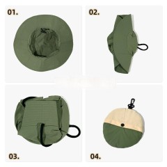 Packable Waterproof Bucket Hat UV Protection Outdoor Sun Hat