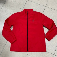 Polyester Waterproof Hooded Coat Pocket Travel Rain Jacket