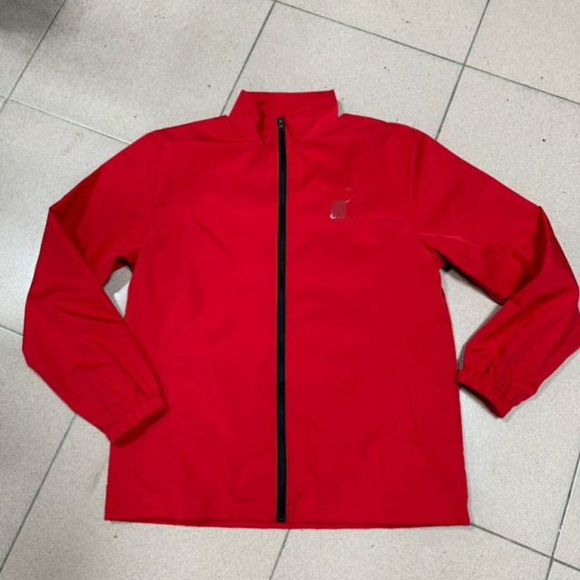 Polyester Waterproof Hooded Coat Pocket Travel Rain Jacket