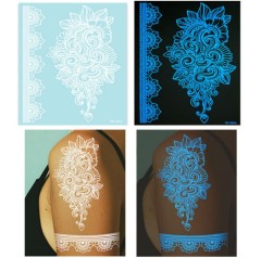 Glow-in-the-Dark Temporary Tattoos  Waterproof Luminous Body Stickers