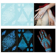 Glow-in-the-Dark Temporary Tattoos  Waterproof Luminous Body Stickers
