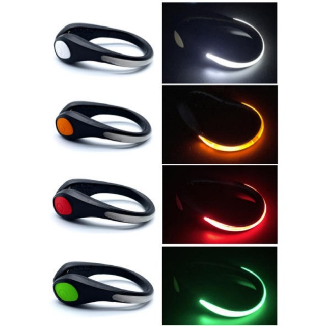 LED Safety Shoe Clip Light Resistant Heel Light Night Running