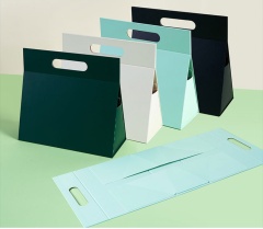 Folding Magnetic Triangle Package HandleTote Rigid Gift Box