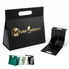 Folding Magnetic Triangle Package HandleTote Rigid Gift Box