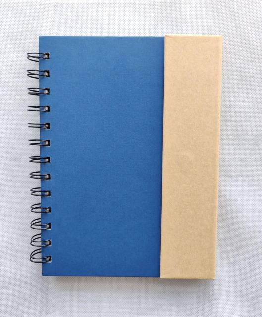 Multi-Functional Spiral Sticky Note Set with Ballpoint Pen