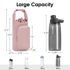 Portable Water Bottle Sleeve Insulated Protective Cover