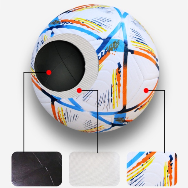 Full Size PVC Team Training Soccer Practice Football