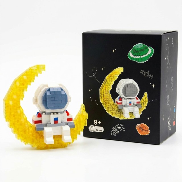 700+ Piece Micro Building Block Stress Relief Puzzle Model