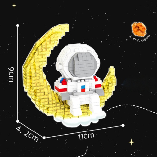700+ Piece Micro Building Block Stress Relief Puzzle Model