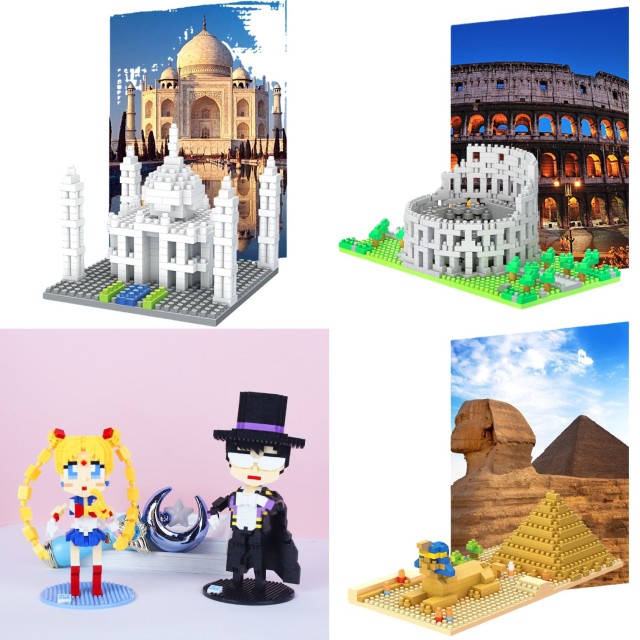 700+ Piece Micro Building Block Stress Relief Puzzle Model