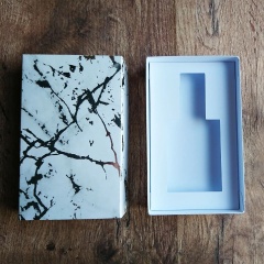 Embossed Cardboard Lid Gift Box Cosmetic Perfume Packaging