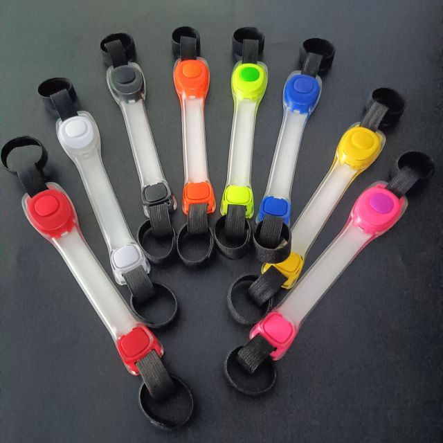 LED Pet Safety Light with Silicone Strap Dog Collars