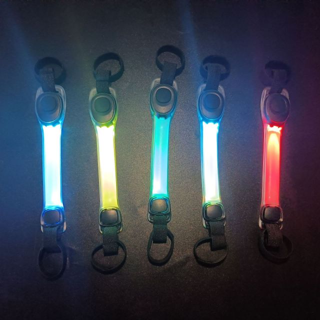 LED Pet Safety Light with Silicone Strap Dog Collars