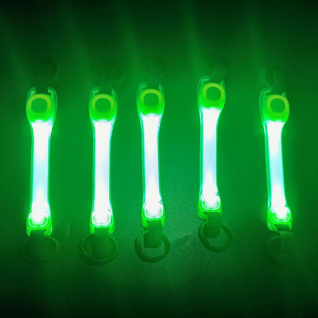 LED Pet Safety Light with Silicone Strap Dog Collars