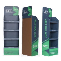 Instant Setup Cardboard Countertop Display Retail Shelf