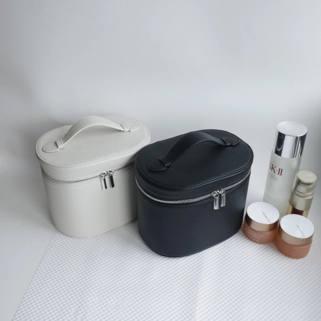 Mini Oval Cosmetic Vanity Bag