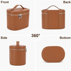 Mini Oval Cosmetic Vanity Bag