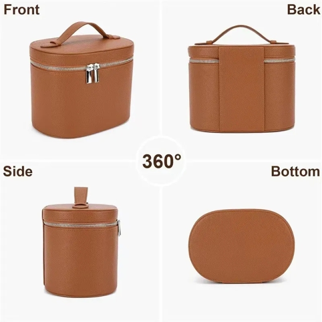 Mini Oval Cosmetic Vanity Bag