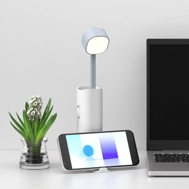 2-in-1 Recharge LED Desk Lamp & High-Intensity Flashlight