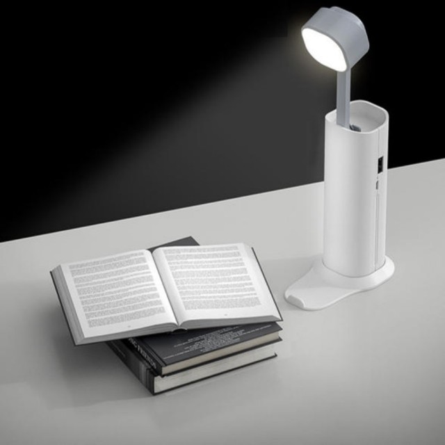 2-in-1 Recharge LED Desk Lamp & High-Intensity Flashlight