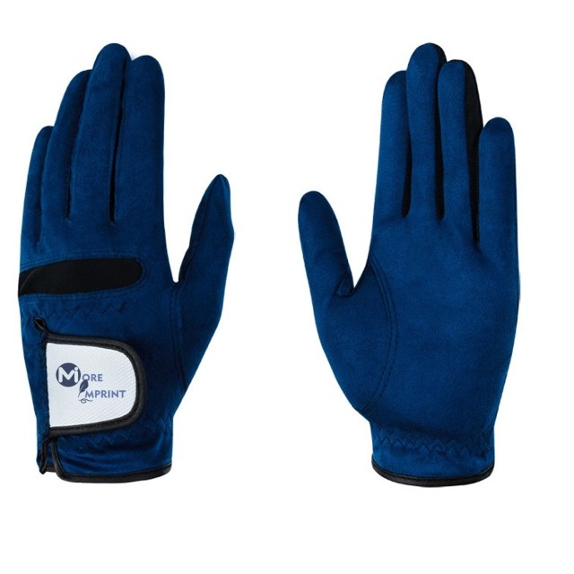 Suede Microfiber Leather Hook Loop Closure Golf Glove
