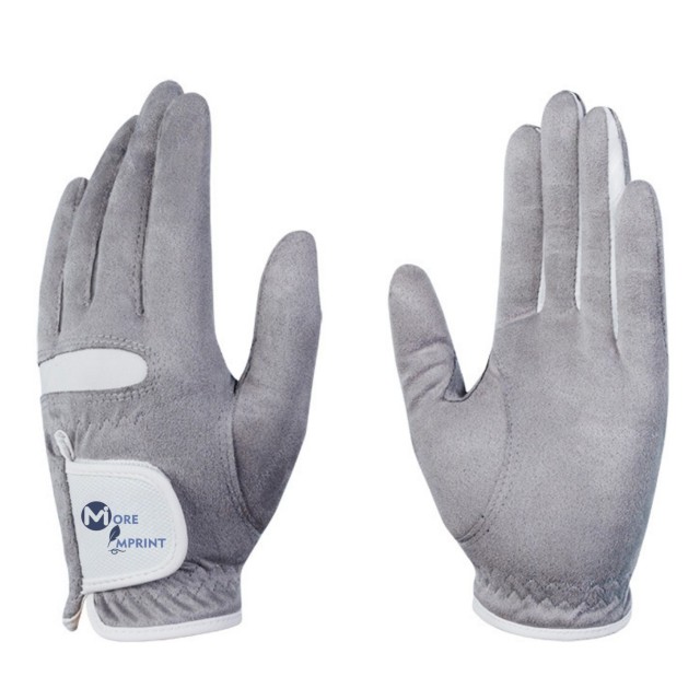 Suede Microfiber Leather Hook Loop Closure Golf Glove