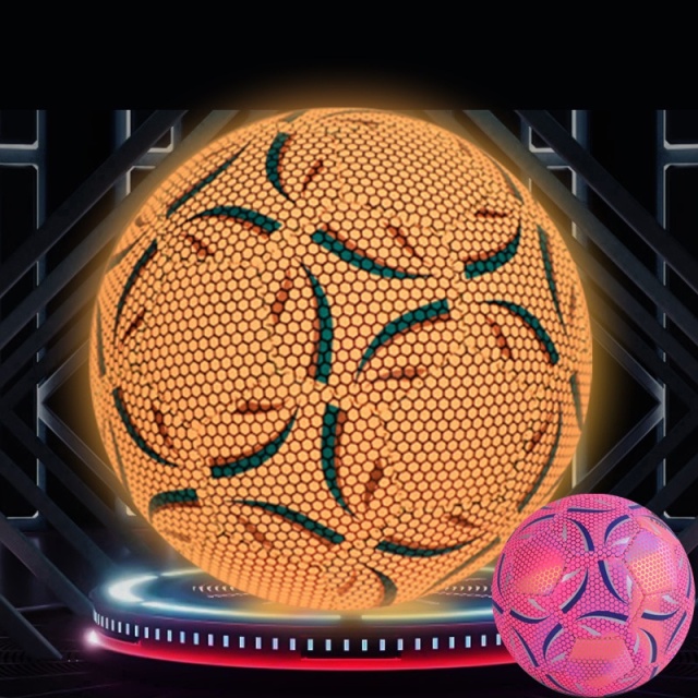 Full Size Light Up Training Soccer Glow Practice Football