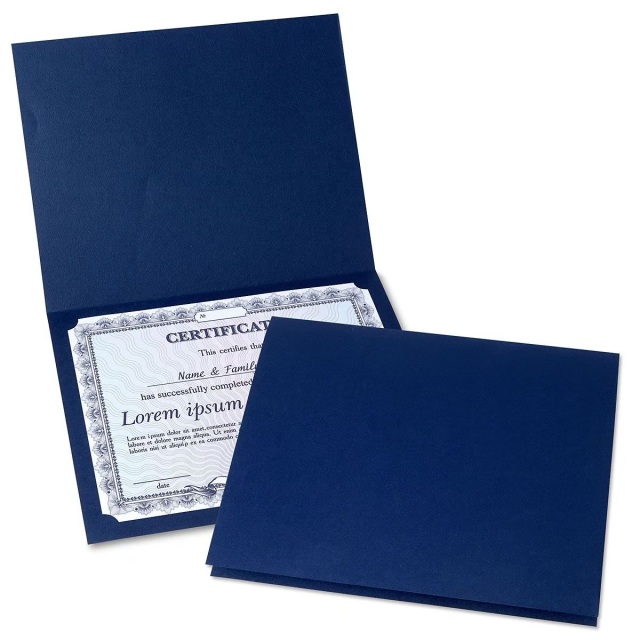 Contemporary Certificate Folder for 8-½" x 11"