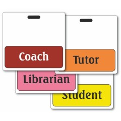 Custom Printed Role Recognition Badge Hanger