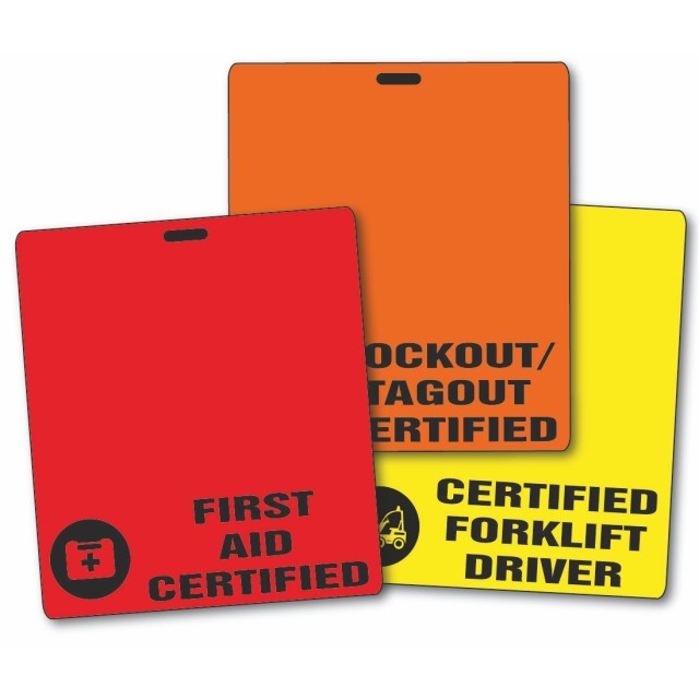 Custom Printed Role Recognition Badge Hanger