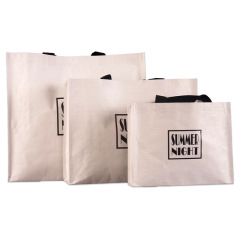 Heavy-Duty Kraft Paper PP Woven Composite Tote Shopping Bag