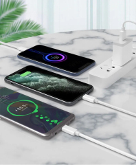 3-in-1 Travel Charger Kit US Plug with EVA Storage Case