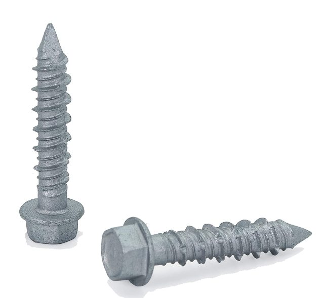 Hex Head 410 Stainless Steel Concrete Screws