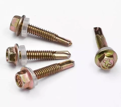 Self Drilling roofing Screw Hex Washer head with paint