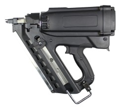 Gas-powered nailer for 34° paper collated framing nails