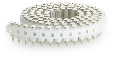 COIL 0° PLASTIC COLLATED NAILS HDG