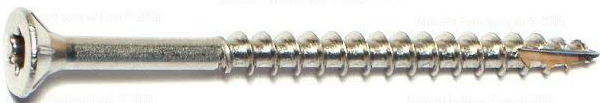 Trim Head Star Drive 304SS (A2) Stainless Steel screw